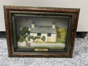‘Dove Cottage’ By Tom Thumb,Mounted Print In Dark Wood And Gold Frame-1989 - Picture 1 of 7