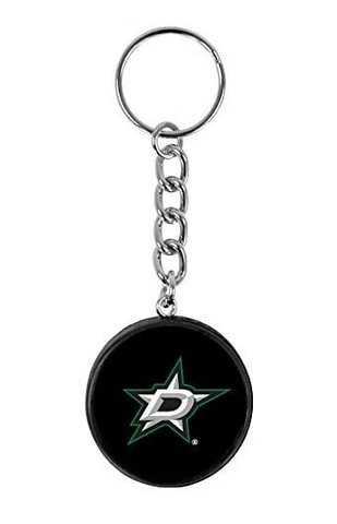Dallas Stars NHL Mini Hockey Puck Team Logo Keychain Cover