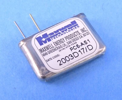 Maxwell Technologies Supercapacitors / Ultracapacitors 2.5V 4F PC5 - image 1 of 2