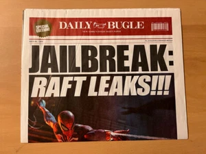 E3 2017 Sony PS4 MARVEL SPIDER-MAN game promo Daily Bugle NEWSPAPER - Picture 1 of 6