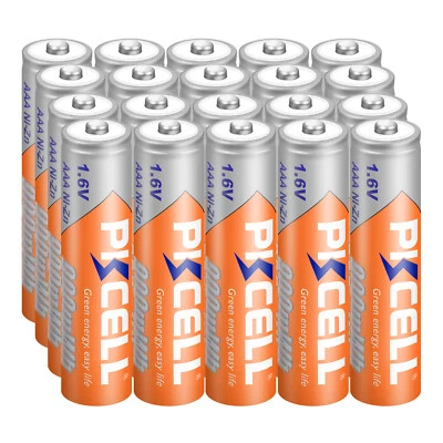 4-100PCS Ni-Zn AAA Rechargeable Batteries 1.6V 900mWh Battery Lot for Cameras - Image 1 of 4