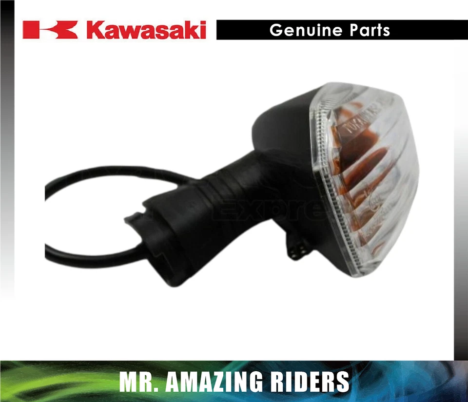 KAWASAKI GENUINE OEM 2008-2018 KLR650 FRONT LEFT TURN SIGNAL KLR 650 KL650 - Изображение 1 из 1