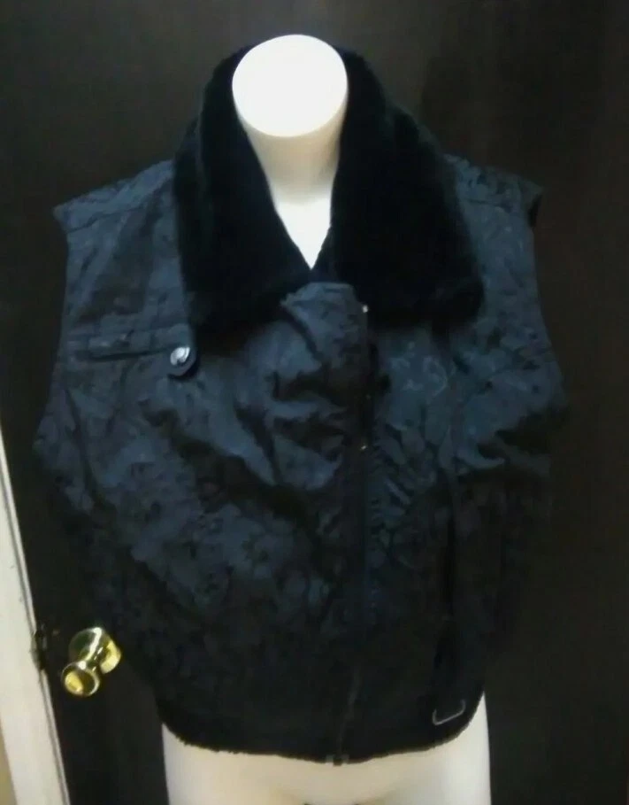 NILS Ropa de esquí para mujer Chaleco de esquí Cuello de piel sintética talla 8 Foto 1 de 3