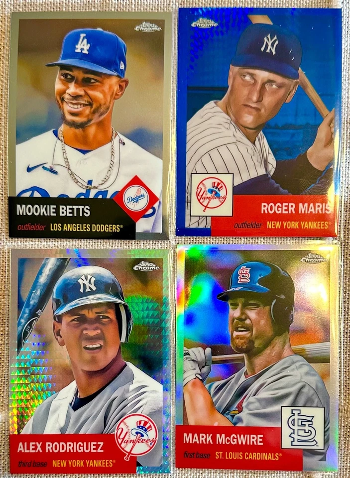2022 Topps Chrome Platinum Anniversary Complete Your Set #301-500+ REFRACTORS RC - Image 1 of 1