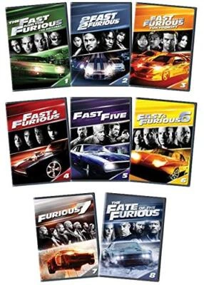 Fast and the Furious 8-Movie DVD Collection: The Fast and the Furious/2 Fast Foto 1 de 2