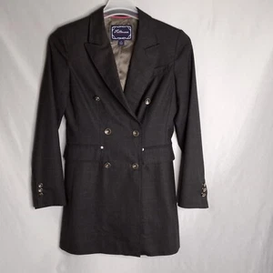 Fillmore American Rock Blazer Men's S Gray Double Breasted Long Classic Vintage - Picture 1 of 12