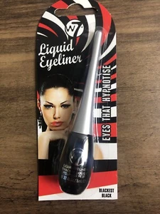 BNIB W7 Eyes That Hypnotise Liquid Eyeliner Vegan Makeup Beauty 8ml - Black - Picture 1 of 2