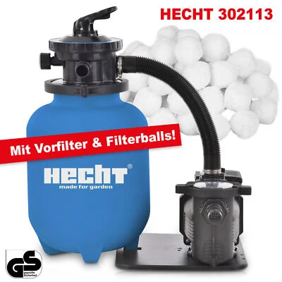 Sandfilter Anlage Pool Filter Kessel Balls Bälle Druckmanometer Mehrwegeventil - Bild 1 von 4