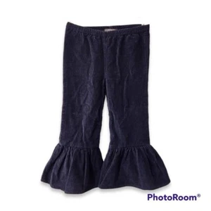 NWOT Girl's Navy Blue Corduroy Bell Bottoms Sz 6 - Picture 1 of 2