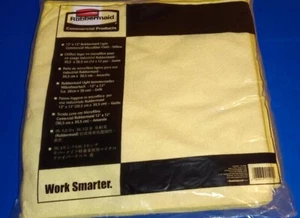 Rubbermaid  1820580 12" x 12" Microfiber Cloths - Yellow-  PACK OF 24  - Picture 1 of 1