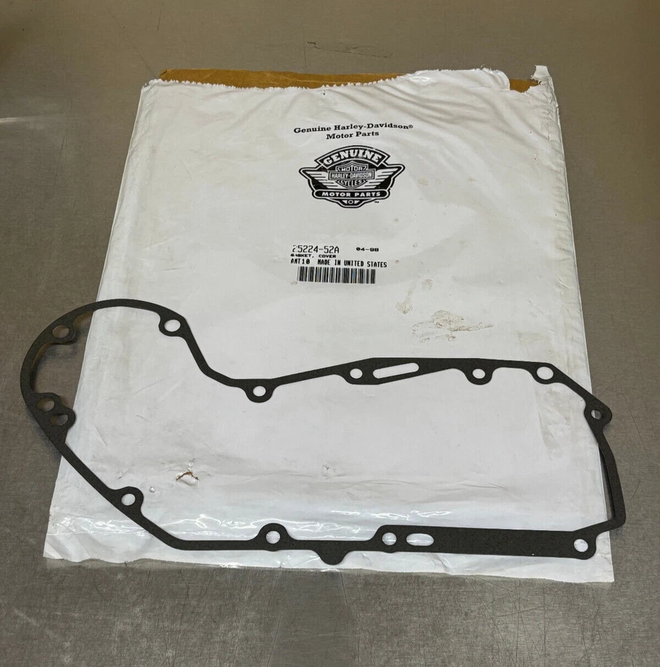  Harley-Davidson Sportster 1952-1981 k kh xl xlh xlch junta de cubierta de leva 25224-52 Foto 1 de 1