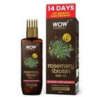 WOW Skin Science Rosemary with Biotin Hair Growth Oil Stimulates New Hair 200ml