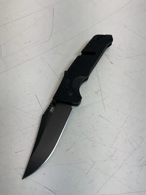 SOG Trident MK3 AT-XR Lock A/O Blackout GRN Folding D2 Steel Knife 11-12-05-41 - Image 1 of 4