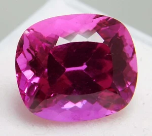 12.40 Ct Mogok Pink Ruby Natural Stunning Cushion Shape Certified Gemstone - Picture 1 of 9