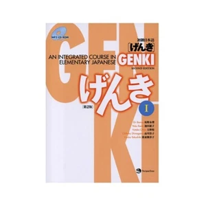 GENKI: AN INTEGRATED COURSE IN ELEMENTARY JAPANESE (TEXT BOOK+ WORKBOOK/2ND ED. - Picture 1 of 2