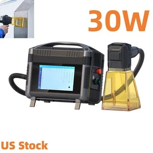 US Handheld Laser Marking Machine Laser Engraver 30W Laser Marker 100*100mm Area - Picture 1 of 9
