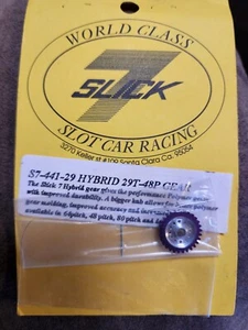 Neu in Verpackung Slick 7 Gang 29T 48P Racing 1/24 Slot Auto Flexi Turbo Kobalt S7-441-29 - Bild 1 von 2