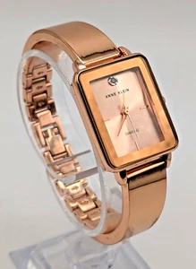 Reloj Brazalete Mujer Anne Klein Diamante AK/3606 Tono Oro Rosa Batería Nueva En muy buena condición - Imagen 1 de 5