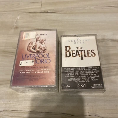Paul McCartney Liverpool Oratorio 2 CASSETTE Tape Set NEW + Beatles Greatest LOT - Image 1 of 4