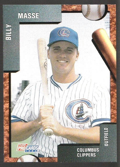 Juego de equipo Procards Billy Masse From Columbus Clippers 1992 Foto 1 de 1