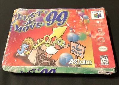 *BRAND NEW SEALED AUTHENTIC* Bust-A-Move '99 (Nintendo 64, 1999) *Box Damage* - Image 1 of 4