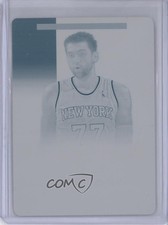 2013-14 Panini National Treasures Printing Plate Cyan 1/1 Andrea Bargnani 1u6