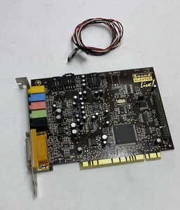 Creative labs CT4830 Sound Blaster Live! PCI Sound Card with Midi Port and Cable - Afbeelding 1 van 6