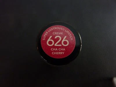 Revlon Super Lustrous Lipstick - CHA CHA CHERRY  #626 - Sealed / New - Image 1 of 2
