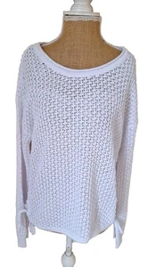 Ladies White Knitted Jumper Sweater By Rainbow Size 12 Brand New - Picture 1 of 6