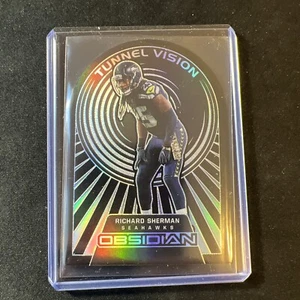 2022 Obsidian FOTL Richard Sherman Tunnel Vision  Die-cut /99 🔥 - Picture 1 of 3