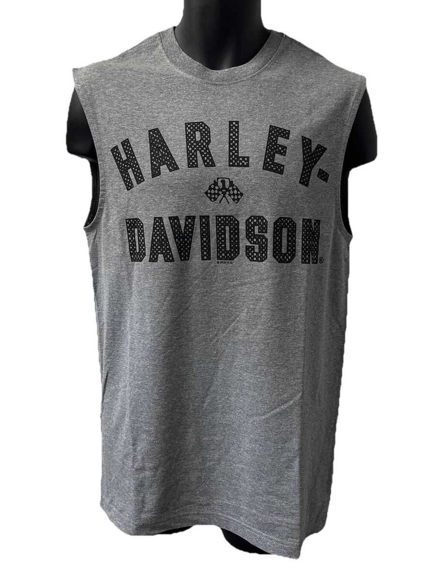 【3XL】HARLEY-DAVIDSON タンクトップ　フレイム Harley-Davidson Brown Sleeveless Shirts for Men for sale | eBay