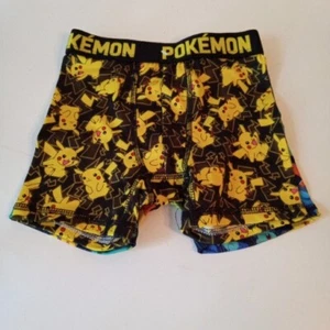 Pokemon 2 Pack Boys Boxer Brief Size 4 New Underwear No Tag - Picture 1 of 4