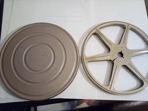 16mm METAL FILM REEL IN  METAL CANNISTER FREE SHIPPING - Picture 1 of 4