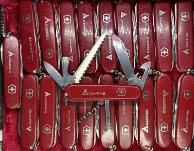Швейцарский армейский нож Victorinox Camper с логотипом для кемпинга без ножен случайный выбор (422) - Изображение 1 из 4
