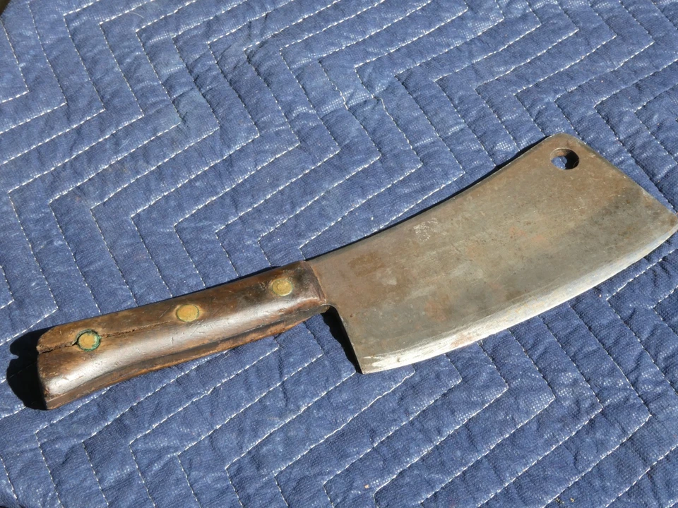 ANTIGUO L.& I.J. CUCHILLO CARNICERO CUCHILLO CARNICERO BLANCO 1837 15" GRANDE 15 pulgadas Foto 1 de 4