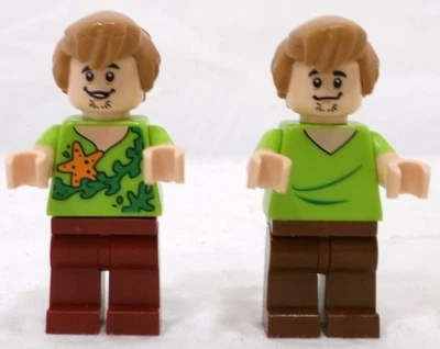 LEGO Scooby-Doo! Geschlossen Mund & Seegras Seestern Shirt Shaggy Minifigur - Bild 1 von 4