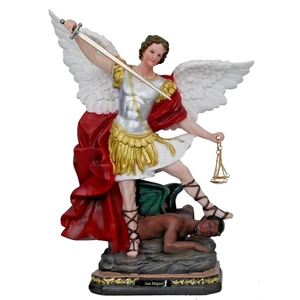 San Miguel Arcangel 16.5" Resin Figure Quién como Dios? - Picture 1 of 3