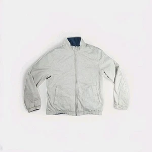 Brooks Brothers Cashmere Cotton Blend Reversible Nylon Bomber Jacket M - Picture 1 of 5