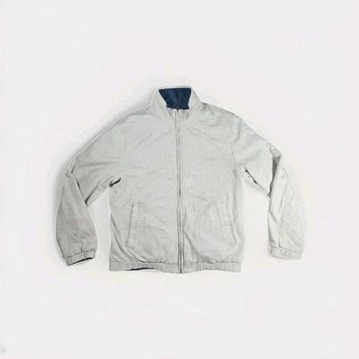 Brooks Brothers Cashmere Cotton Blend Reversible Nylon Bomber Jacket M - Image 1 of 4