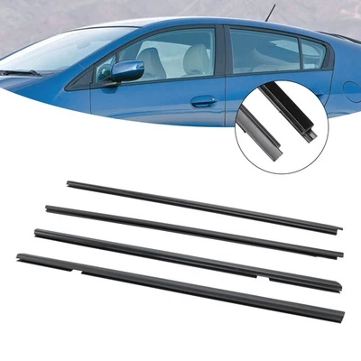 4PCS Outside Window Moulding Weatherstrip For Honda Insight 2010-2014 US Foto 1 de 4