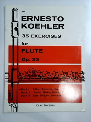 Ernesto Koehler - 35 Exercises for Flute - Book 1 - Image 1 of 2