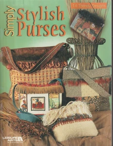 14 Trendy Designs - Simply Stylish Purses - PATTERN BOOKLET- Leisure Arts #3504 - Picture 1 of 2