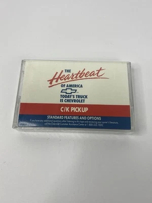 Chevrolet Chevy C/K Pickup Heartbeat of America Promo Cassette Tape Sealed - Image 1 of 3