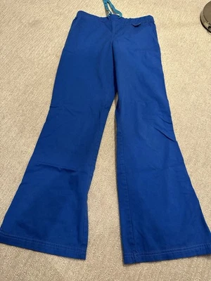 Брюки-скраб размер XS MC 2 квадратные синие шнурки и эластичная талия с широкой талией - Изображение 1 из 4