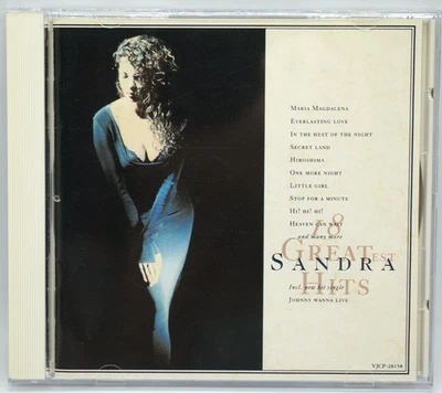 Sandra : 18 Greatest Hits CD Album (JAPAN 1993 Press) -VJCP-28158 - HTF - Image 1 of 4