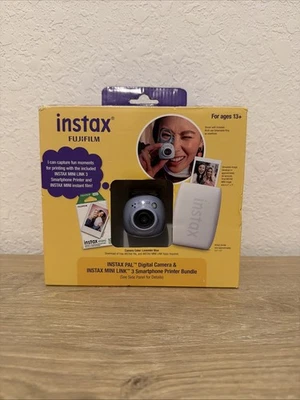 Fujifilm Instax Pal Digital Camera with Mini Link 3 Smartphone Printer Bundle