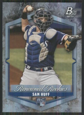 2021 Bowman Platinum Renowned Rookies #RR-15 Sam Huff Texas Rangers 2594 - Image 1 of 2