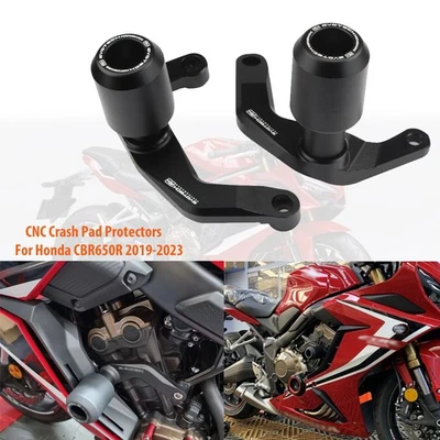 CNC Crash Pad Protector Frame Falling Slider Guard For Honda CBR650R 2019-2023 - Image 1 of 4