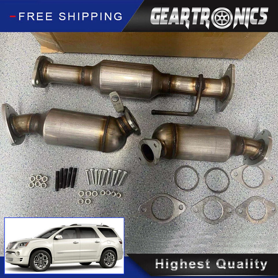Fits 2007 2008 2009 2010 2011 2012 2013 GMC Acadia Cat Converter Set 3.6L - Image 1 of 4