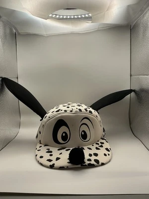 VINTAGE Rare Disney Goofy's Hat Co. 101 Dalmatians Dog Hat With Ears 90's Kids - Image 1 of 4